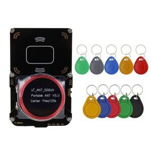 [NEW A09R! Proxmark3 RFID 카드 리더기 +5XT5577/UID 키체인 IC/ID 키 라이터 복제기 NFC 5.0 스마트 칩