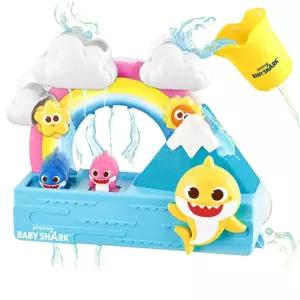 유아 아기상어 흡착식 LED 노래 물놀이 목욕 장난감 선물용 욕실 아이 완구 키즈