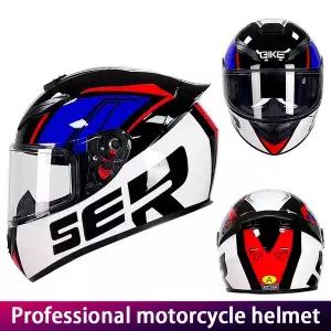 바이크 오토바이헬멧 하이바 레트로 복고풍 엔틱 오토바이 블루투스 풀페이스 헬멧 사계절 겨울용 방한 안