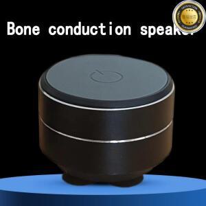 골전도 무선 스피커 - 흡착 마운트 TWS 하이파이 사운드 강화된 베이스 웨어러블 루프 공명 기능 다이나믹