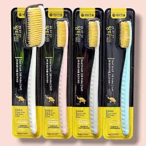 왕타 소프트 골드 칫솔 1개입 x 4개 / 개별포장