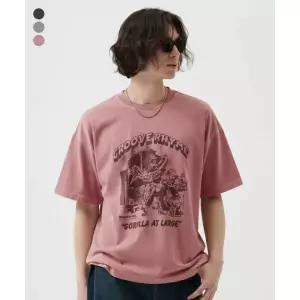 그루브라임 16수 레트로 그래픽 피그먼트 반팔티 3COLOR LRTMCTR113M 480399