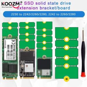 NGFF M.2 SSD 어댑터 카드 2242-2280 전송 확장 랙 보드 라이저 변환