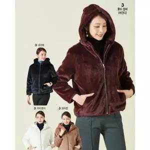 [NS홈쇼핑]NNF 소프트 퍼 후드 점퍼 (NAG-1)[35673334]