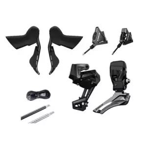 휠탑 WheelTop EDS TX 카본 파이버 무선 전동 구동계 세트 로드 자전거 변속기