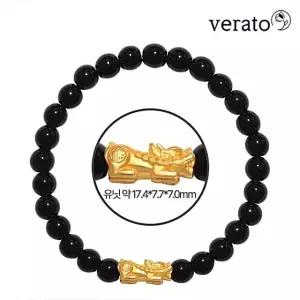 베라토 24K 순금 비휴 오닉스 팔찌 3.75g