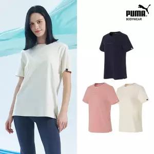 푸마 여성 데일리 루즈핏 브라탑 반팔티셔츠 B 1종 택일1227271