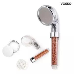 buyus 보스코 맥반석 샤워기 헤드 대 절수형 고수압 수압상승 굿딜 브이숍 illo001