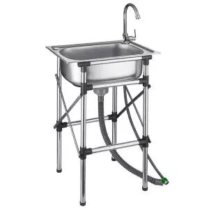 캠핑용이동식세면대 간이싱크대 야외개수대 캠핑세척대 스텐미니세면대