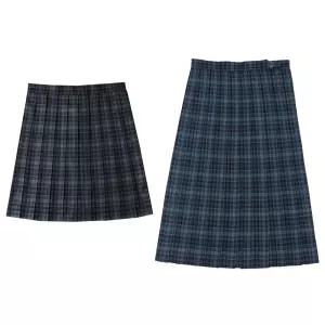 그린블랙 체크패턴 교복치마(기장선택) 교복 학생복