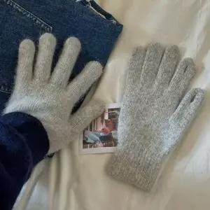 여성 니트 보온 장갑 핑거홀 터치 앙고라 혼방 방한 핑거홀장갑 터치장갑 3WFFWQ2K20