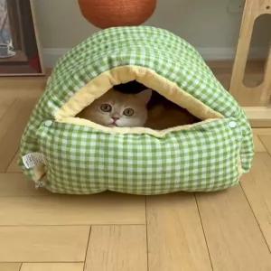 방한집 침낭 겨울집 야외개집 고양이집 반폐쇄형 강아지집