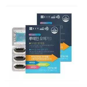 1+1 종근당 프리미엄 루테인 오메가3 마리골드꽃추출물 비타민E 비타민A 베타카로틴