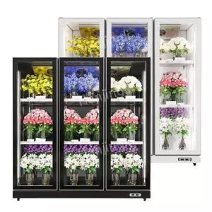 냉장고 신선 진열대 생화 냉장 보관 미니꽃냉장고 꽃집 식물