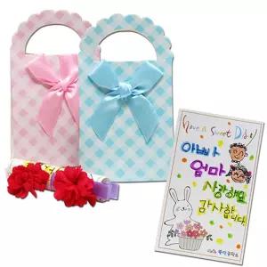 카네이션 편지와 선물(10인용) 어버이날 스승의날 감사 선물