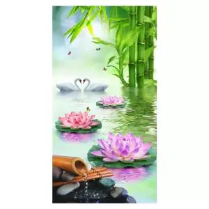 포인트 벽지 접착식 벽화 스티커 풍경 그림 3D 복도 장식 현관 통로 입체