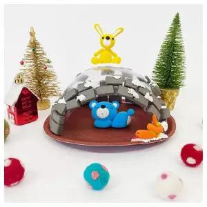 창의교구- 겨울잠 자는 동물 친구들 만들기 4인용 올인원구성