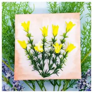 창의교구- 캔버스 봄꽃액자 만들기 개나리 4인 구성