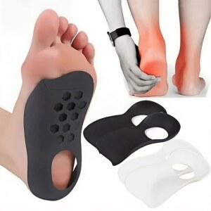 4PCS 아치 지지대 하프 교정 깔창 발바닥용 고아치 지지대가 있는 교정용 신발