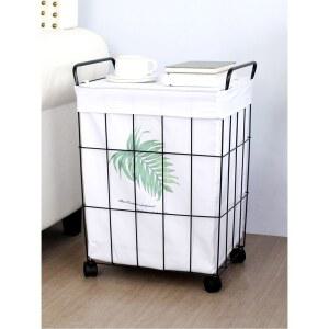 이동식 빨래 바구니 수납 대형 3단 분리형 바퀴 욕실 다용도 대용량 정리