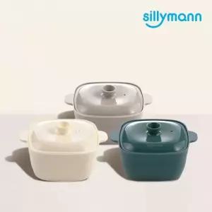 실리만 전자레인지 실리콘 하모니 사각만능 계란 찜기 650ml 1P