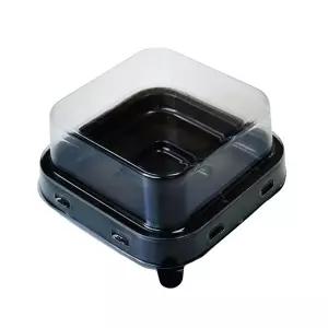 [JS] 투명 사각 특대 케이스 2000개입 쫀득 쿠키 한과 답례떡 화과자 타르트 모찌 월병 양갱 포장 PET 용기