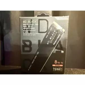 웨스턴 디지털 WD_블랙 SN850X 8TB NVMe PCIe Gen4 M.2 2280 SSD 솔리드 스테이트 드라이브[세금포함] [정