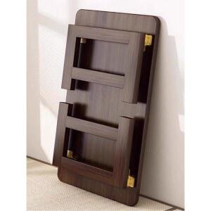 다도상 원목다과상 다도찻상 원목소반 설치면제 대나무 차상 손님 소형 호두 좌상 미니테이블