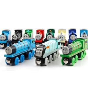 토마스와 친구들 나무 철도 장난감 레이디 퍼시 마이크 로지 에드워드 도널드 고든 에밀리 기차 트럭 생일