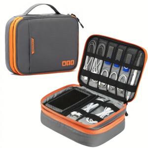 휴대용 전자 액세서리 여행용 케이스 케이블 정리 가방 ipad 호환 전원 USB 플래시 드라이브 충전기용 가제