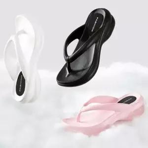 웨지슬리퍼 여성쪼리 푹신한슬리퍼 발편한조리 여자사무실슬리퍼 커플슬리퍼 인턴샌들