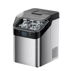 미니제빙기 소형 제빙기 사무실 카페 조용한 얼음제조 스마트 자동세척 대용량 급속제빙