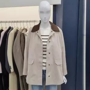 [나이스클랍]나이스클랍 카라 코듀로이 배색 자켓 A261PWU202_DG