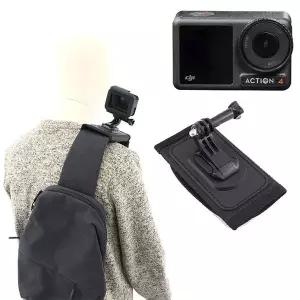 [셀러에이드]DJI 오즈모 액션 4 호환 액션캠 배낭 끈 장착 스트랩 마운트