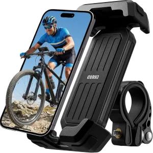 코키 바이크 휴대폰 홀더 360 회전 잠금 메커니즘과 자전거 전기 스쿠터용 튼튼한 핸들바 거치대가 장착된