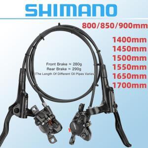 시마노 MT200 BR 유압 디스크 브레이크 BL-MT200, 패드 포함, MTB 전기 자전거 라이딩용, 한 쌍, 800mm,