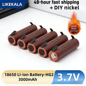 HG2 18650 리튬 이온 배터리 3000mAh 20A 방전 3.7V 전문 DIY 작업용 충전식 2-20PCS