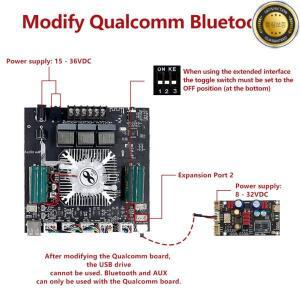 TDA7498E BT 5.0 증폭기 보드 DC 15-36V 미니 전력 모듈 ZK-HT21 DIY 홈 스피커용 2.1 채널 오디오 수신기