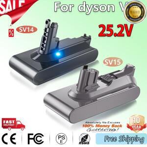 다이슨 호환 V11 SV14 배터리 시리즈 진공 청소기 푹신한 절대 추가 동물 970145-02 용 25.2V 6.0ah