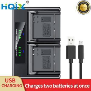 HQIX 적용 가능 Leica D-Lux7 D6 D-LUX Typ109 카메라 BP-DC15-E 듀얼 충전기 배터리