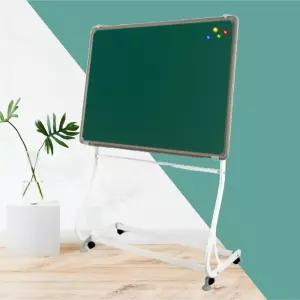 S 청칠판 분필칠판 120x240 AL 이동식 붙이는자석보드