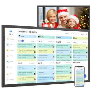 24인치 디지털 캘린더 액자 플래너 스타 구글 디스플레이 인터랙티브 전자 차트 보상 안무