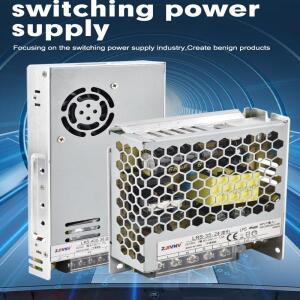 스위칭 전원 공급 장치 LRS 시리즈 초박형 AC 110V 220V ~ DC12V 24V DC 35, 50, 75, 100, 200, 400W Smps