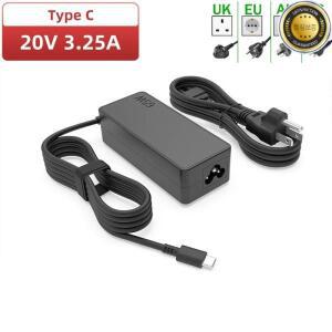 레노버 씽크패드 X1 카본 X270 T580 P51s E480 S2 용 C타입 전원 어댑터 노트북 충전기 20v3.25a 65w 신제