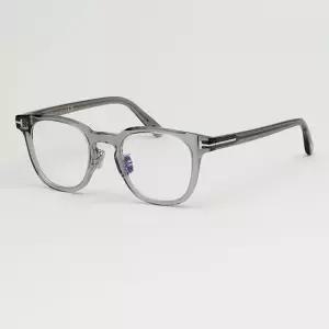 블루라이트차단 안경테 TF5922KB 020 아시안핏 투명 뿔테