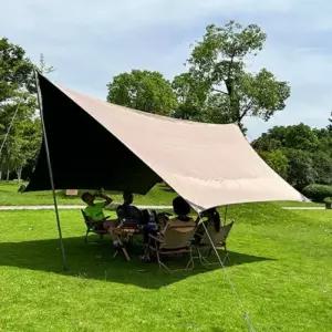 대형 사각 타프 캠핑 차박 야외 그늘막 가림막 암막 지붕 어닝 렉타 헥사