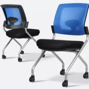 이동식 의자 등받이 바퀴 회의실 사무실 낮은 스툴