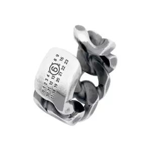 [메종마르지엘라] 남성 MM6 인그레이빙 넘버링 귀걸이(SM6VG0101 SV0235 954)