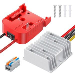 밀워키 M18 배터리, DC 전원 어댑터, 전압 감소 변압기 180W 벅 컨버터 조절기, 골프 카트 RC 자동차 트럭 라이트 및 DIY용 비빗 18V ~ 12V 스텝다운 컨버터