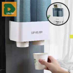 편리한 종이컵디스펜서 홀더 사무실 컵홀더 종이컵 탕비실 용품 벽걸이형 수거기 수거함 정수기 보관함